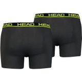 HEAD - Basic - Boxershorts - Zwart/Grijs/Geel