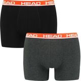 HEAD - Basic - Boxershorts - Donkergrijs - Katoen - Sportieve Pasvorm