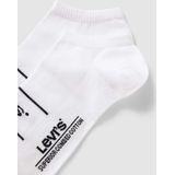 LEVI'S - Sneakersokken - Zwart - Met Logo
