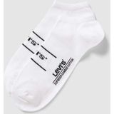 LEVI'S - Sneakersokken - Zwart - Met Logo