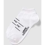 LEVI'S - Sneakersokken - Zwart - Met Logo