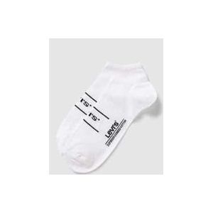 Levi's - Sport Unisex Low Cut Socks - Wit - 2 Paar