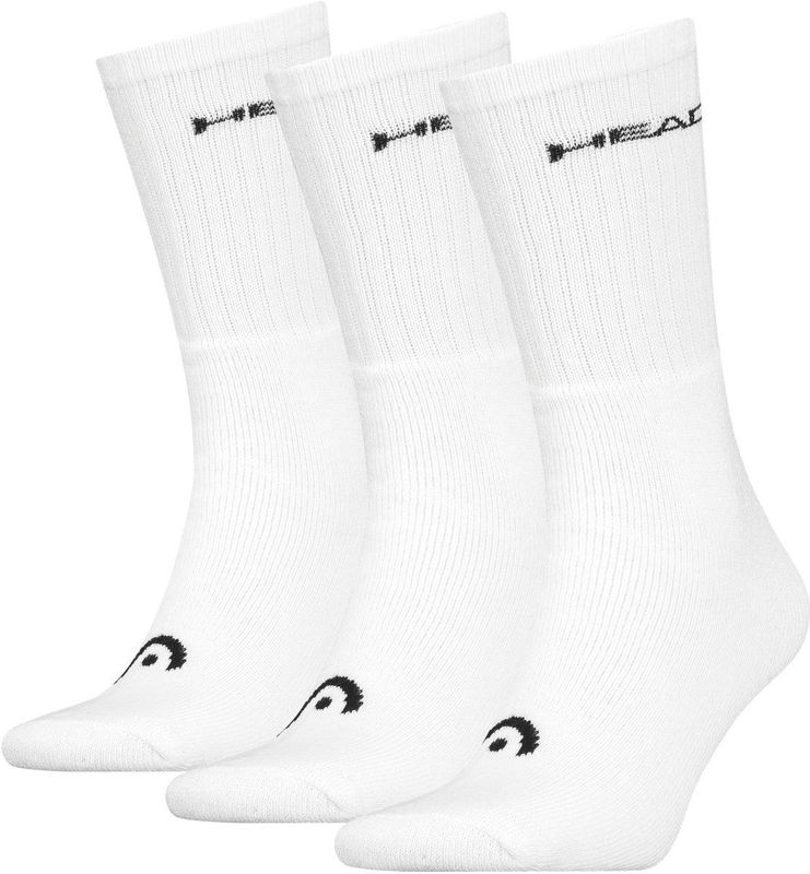 Head - Katoenen Sport Sokken - Wit - 3-paar - Crew