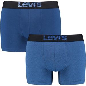 Levis Boxershorts "LEVIS MEN OPT ILL BOXER BRIEF ORG CO 2P", (2er Pack), mit breitem Logobund