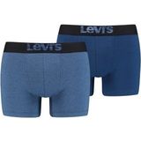 Levi's Boxershorts - Donkerblauw - Biologisch Katoen - Set van 2