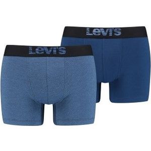 Levi's Boxershorts - Donkerblauw - Biologisch Katoen - Set van 2