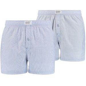 Levi's Wijde Boxershort - 2 Pack - Blauw - 100% Katoen