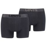 Levi's® Boxershorts »LEVIS MEN MEL WB BOXER BRIEF ORG CO 2P«, (2er Pack), mit breitem Logobund