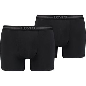 Levi's Boxer Ondergoed Heren 2-Pack - Zwart