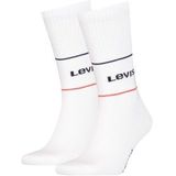 LEVI'S - Sokken - Wit - Set van 2 paar - Sport Logo