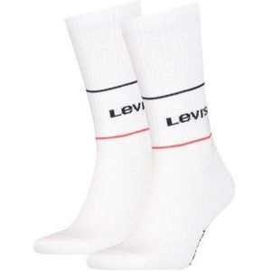 LEVI'S - Sokken - Wit - Set van 2 paar - Sport Logo