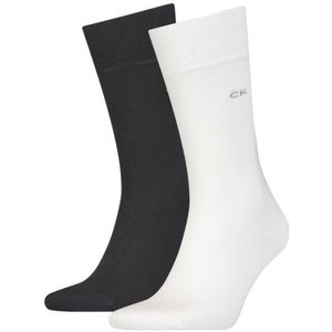 Calvin Klein - Herensokken - Zwart - Katoen - Versterkte Hiel en Teen