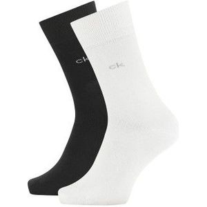 Calvin Klein - Herensokken - Zwart - Katoen - Versterkte Hiel en Teen