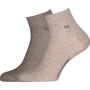 Calvin Klein - Enkelsokken - Zwart - Gekamd Katoen - Handgebonden Punt