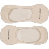 Calvin Klein - Duopak - No Show Sokken - Zandkleur - Katoen