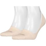 Calvin Klein - Duopak - No Show Sokken - Zandkleur - Katoen