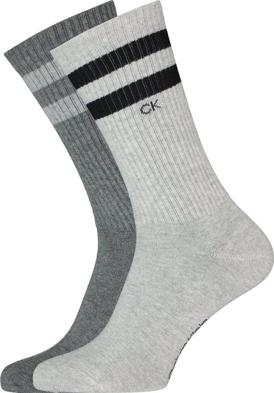 Calvin Klein - Maurice - Sportsokken - Lichtgrijs en Donkergrijs - 2-pack