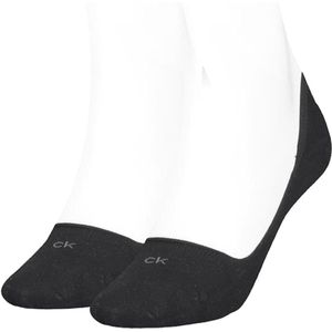 Calvin Klein - Footie Low Cut - Onzichtbare Sokken - Zwart - 2-pack