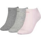 Calvin Klein - Chloe - Enkelsokken - Beige Roze Grijs - 3-pack