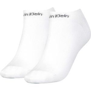 Calvin Klein - Sneakersokken - Wit - 2 Paar - Tricot
