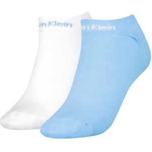Calvin Klein - Gripper Sneakersokken - Lichtblauw - Set van 2