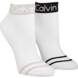 Calvin Klein - Dames Enkelsokken - Dessin - Polyester Mix