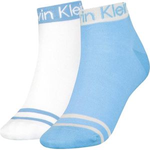 Calvin Klein - Dames Enkelsokken - Dessin - Polyester Mix