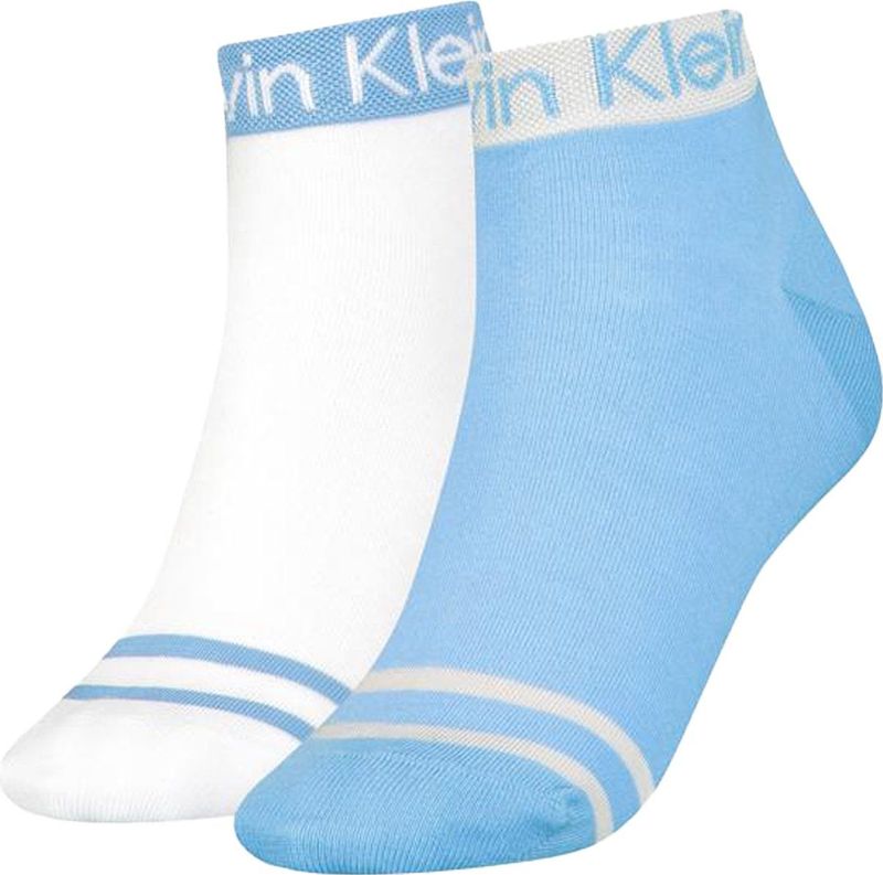 Calvin Klein - Dames Enkelsokken - Dessin - Polyester Mix