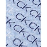 Calvin Klein - Sneaker All Over Logo - Enkelsokken - Denim Melange - 2-Pack