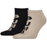 Puma - Sneakersokken - White - Katoen - 2 Pack