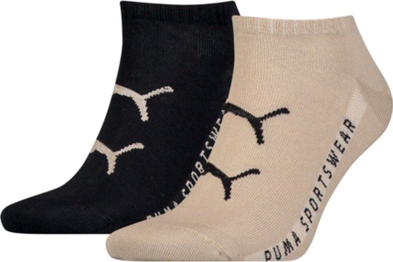 Puma Sneakersokken Heren Cat Logo 2-pack Clay Combo