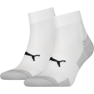 Puma - Sport Cushioned Quarter - Enkelsokken - Wit - 2-Pack