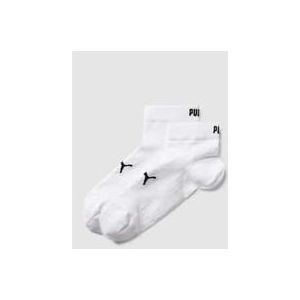 Puma Sport Light Quarter 2-pack Sokken - Wit - Multicolour