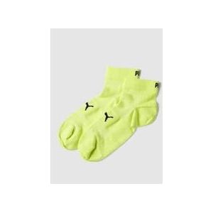 PUMA Unisex Light Quarter Sok - Geel - Gerecycled Materiaal