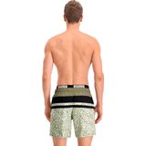 Puma Zwembroek Heritage Stripe Mid Mineral Blue Combo