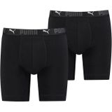 Puma 2P Sport Cotton Long Boxer Schwarz Baumwolle X-Large Herren