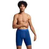 Heren Boxershort - Blauw - 2-pack - Lange Pijpjes - Katoen