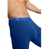 Heren Boxershort - Blauw - 2-pack - Lange Pijpjes - Katoen
