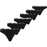 Puma 6 Pack dames strings Katoen Zwart