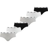 Puma - Hipsters - Grijs/Wit/Zwart - Katoen - 6-Pack