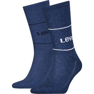 Levi's - Sportsokken - Blauw - 2 Paar - Katoenmix