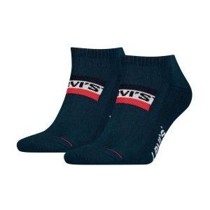 Sneakersocken mit Label-Print im 2er-Pack