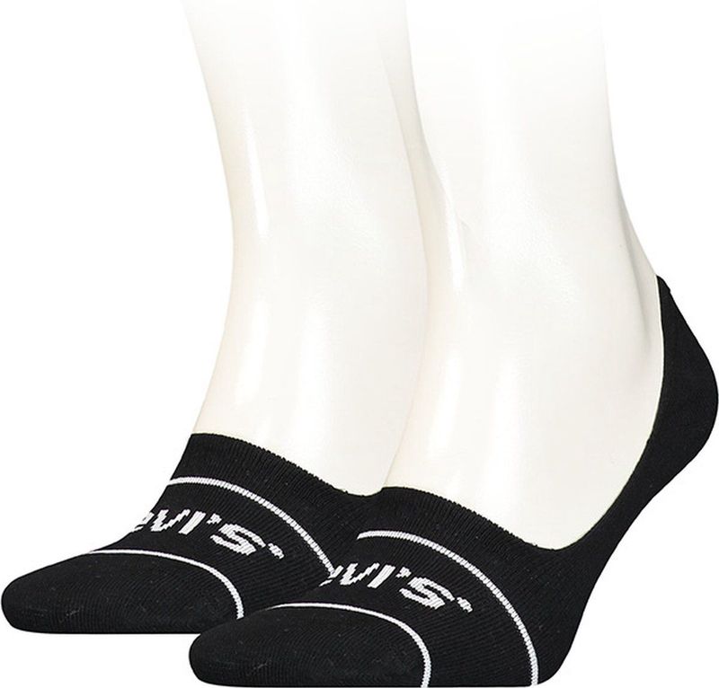 Levi's - Sportsokken - 2 Paar - Biologisch Katoen - Zwart