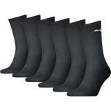 PUMA - Crew Socks - Zwart - 6-Pack - Katoen