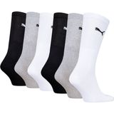 PUMA - Crewsokken - Multipack van 6 Paar - Geribd - Zacht Katoen