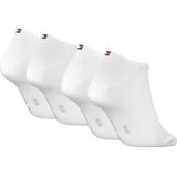 Tommy Hilfiger - Sneakersokken - Zwart - Katoen - Multipack van 4 Paar