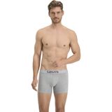 Levi's Boxershort - Mid Grey Melange - Katoen - Set van 2