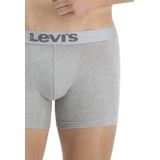 Levi's Boxershort - Mid Grey Melange - Katoen - Set van 2