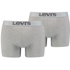Levi's - Organic Cotton Boxer Briefs - Grijs - 2 Stuks
