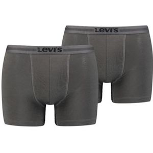 Levi's® Boxershorts »LEVIS MEN TENCEL BOXER BRIEF 2P«, (Packung, 2 St., 2er Pack), mit breitem Logobund
